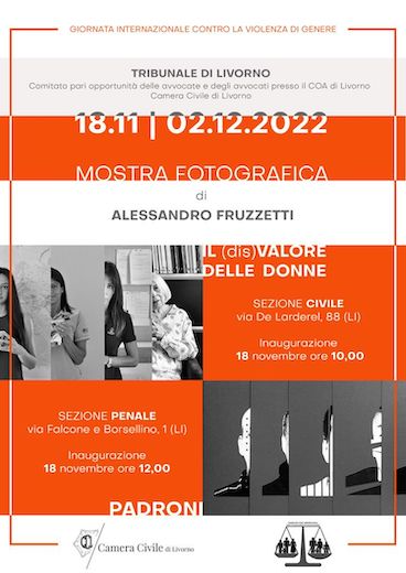 MOSTRA FOTOGRAFICA di  ALESSANDRO FRUZZETTI - Il (dis)valore delle donne - Padroni